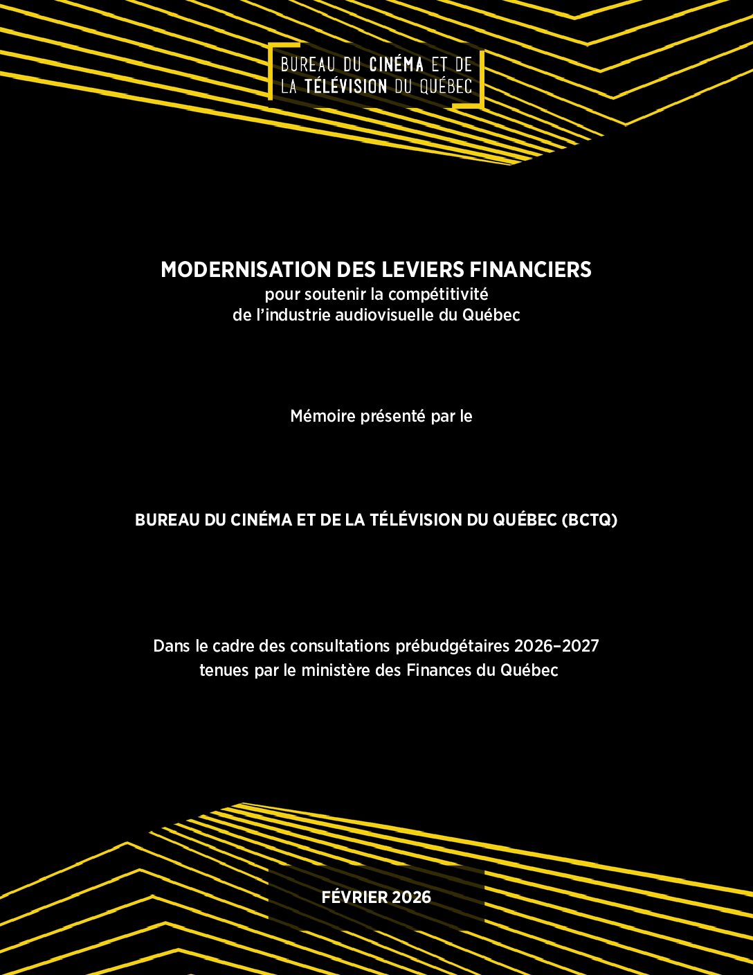 MÉMOIRE CONSULTATIONS PRÉBUDGÉTAIRES 2026-2027